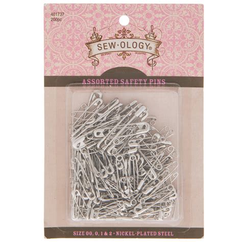 1000 PACK Safety Pins, Bulk Pins Closed, Silver Color, Nickel Plated 