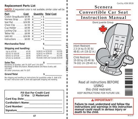 Safety first infant car seat instruction manual. - A guide to careers in community development.