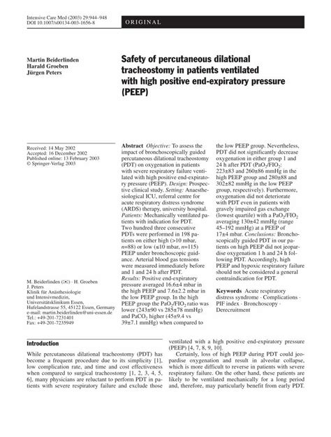 Safety of percutaneous dilational tracheostomy in patients