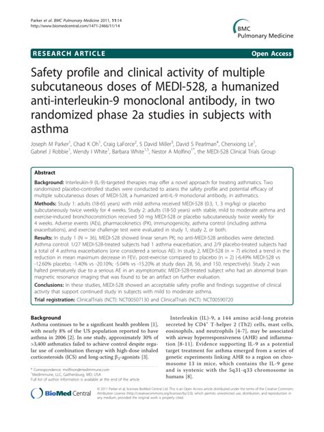 Safety profile and clinical activity of multiple subcutaneous