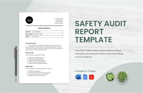 Safety report template word.  Easily Editable, Printable, Downloadable.  Learn the 7 templ...