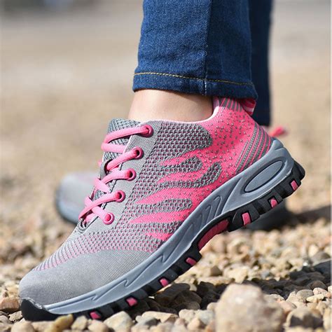 Safety shoes women. Steel Toe Shoes for Men Indestructible Work Shoes Lightweight Steel Toe Sneakers Women Non Slip Safety Shoes Puncture Proof Composite Toe Shoes Women. 3,141. 100+ bought in past month. $4486. Save 15% with coupon (some sizes/colors) FREE delivery Sat, Jun 1. 