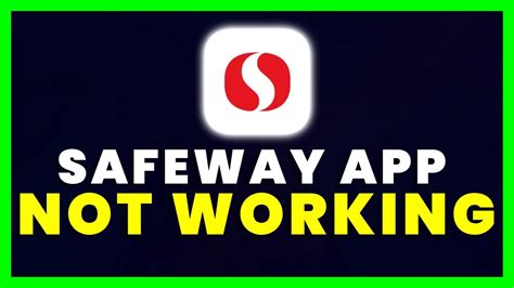 Safeway app not working. Things To Know About Safeway app not working. 