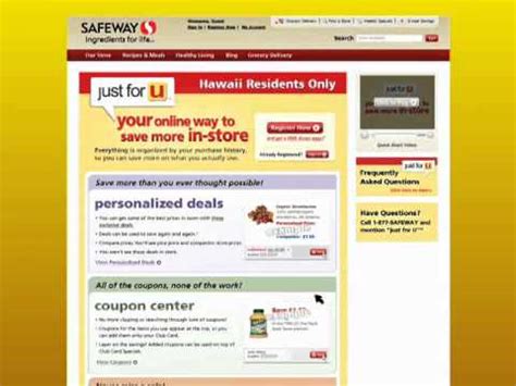 Safeway just 4 u login. The Safeway for U™ up to $300 a year savings amount is derived from markdowns of transactions from participating Albertsons Companies for U™ members who enrolled prior to September 1, 2022 (enrolled in the program for at least one year) and participated by shopping and redeeming digital offers between September 4, 2022 and September 2, 2023 ... 