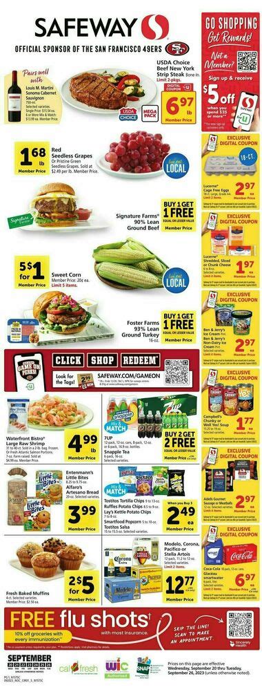 Safeway rapid city sd weekly ad. Browse all Safeway locations in Yakima, WA for pharmacies and weekly deals on fresh produce, meat, seafood, bakery, ... All Safeway Locations. Safeway. WA. Yakima; Return to Nav. 5 Safeway Locations in . Yakima. Search by Zip Code or City and State. City, State/Provice, Zip or City & Country Search. Use my location. Safeway Lincoln Ave ... 