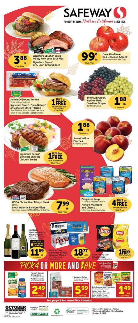 Safeway weekly ad san jose ca. Please review our Online Ordering Services Terms for specific information related to online delivery and pickup purchases. Get the convenience of Safeway grocery delivery right to your home! We deliver 7 days a week between 8am-10pm, in most locations. Shop Safeway.com from any device, 24/7! 
