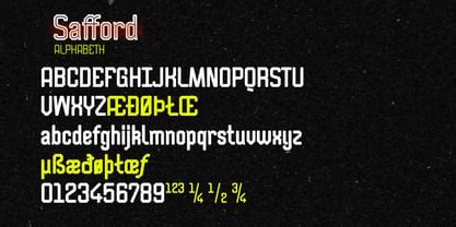 Safford Font Webfont & Desktop MyFonts