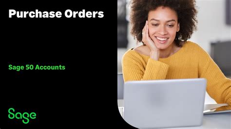 Sage 50 Accounts (UK) - Purchase orders - YouTube