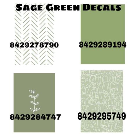 Roblox/bloxburg Sage Green Decals. Code Wallpaper. Wallpaper Iphone Cute. Calendar Decal. ... Bloxburg hygiene decal code. L. LYDIA Hanlon. Coastal House Plans.. 