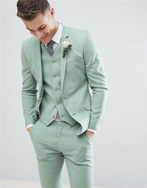 Sage green suit. Rodd & Gunn Cascades Slim Fit Wool & Linen Blend Blazer. £350.00 £199.00. 13. Reduced To Clear. When you need to suit up, explore our collection of Mens’ Green Suits for a contemporary style. We offer tailored, double-breasted green suits for work attire and formal occasions, as well as more casual options such as separate green blazers and ... 