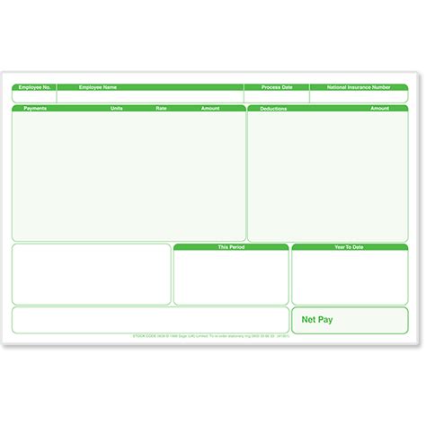 Sage payslips. Sage has a range of official pre-printed payslips, including laser and continuous payslips. These ready-to-use, confidential payslips will provide your business with the professional edge it deserves and will instil a sense of confidence and authenticity for employees who often need to present payslips as proof of earnings to financial institutions. 