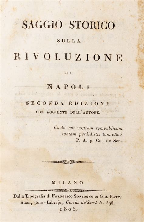 Saggio storico sulla rivoluzione di napoli 1799. - Captains and the kings taylor caldwell.