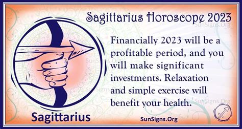 Saggitarius Horoscope 2023