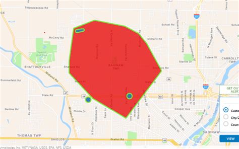 Saginaw township power outage. Until crews can figure out the cause of the outage, officials won&#8217;t know how long before they can restore power to the lack of electricity in the Bay and Shattuck neighborhood, Consumers ... 