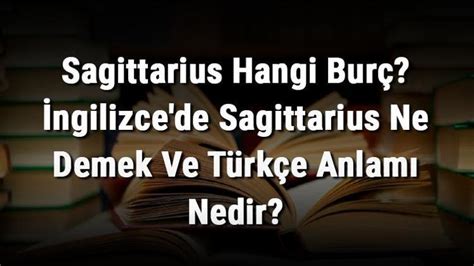 Sagittarius türkçe