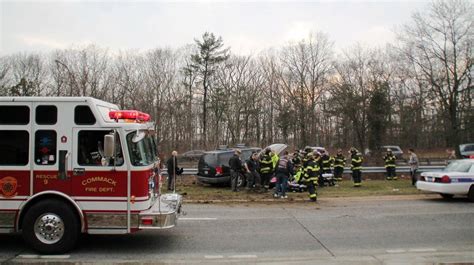 Detectives are asking anyone with information about the crash to call the Fourth Squad at 631-854-8452. (East Farmingdale, NY)- The westbound travel lanes of the Long Island Expressway are closed at Wheeler Rd/Route 111/Exit 56 because of an earlier serious accident between Motor Parkway and the Sagtikos Parkway.. 