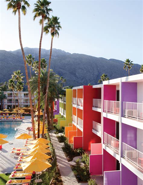 Saguaro hotel. The Saguaro Hotel in Palm Springs has a history that's juicy and captivating, and perfectly embodies the city's individuality. Back in the 60s, it was known as the hip Holiday Inn Palm Springs, designed by the renowned architect William Krisel, famous for his work on many mid-century modern buildings in the area. This hotel was an instant hit ... 