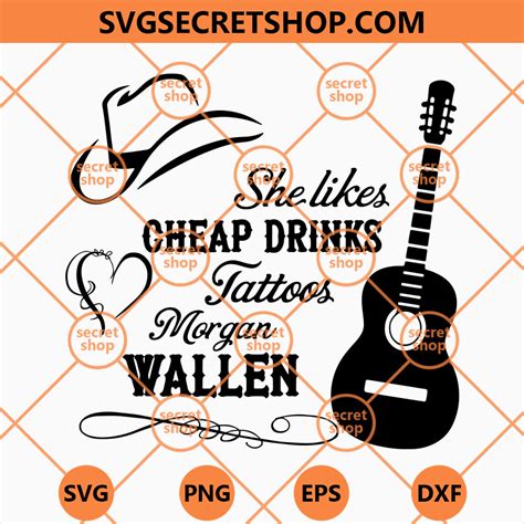 She Likes Cheap Drinks Tattoos And Morgan Wallen Shirt, Morgan Wallen, Country Music, Country Concert, Gift For Her, Women's Shirt ad vertisement by DandEPremiumPrints Ad vertisement from shop DandEPremiumPrints. 
