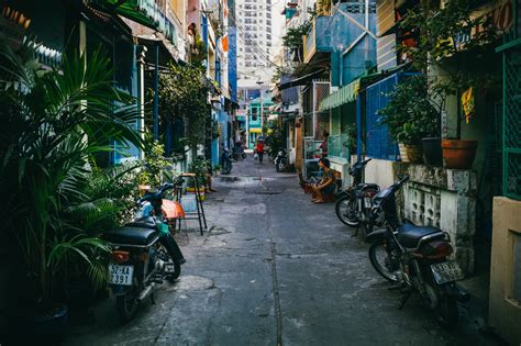 Saigon alley. 