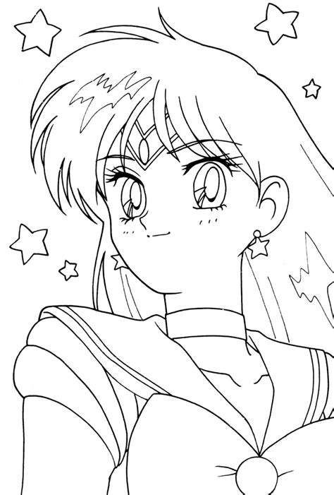 Sailor Mars Coloring Pages