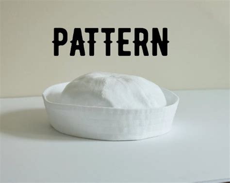 Sailor hat pattern and instructions. Etsy
