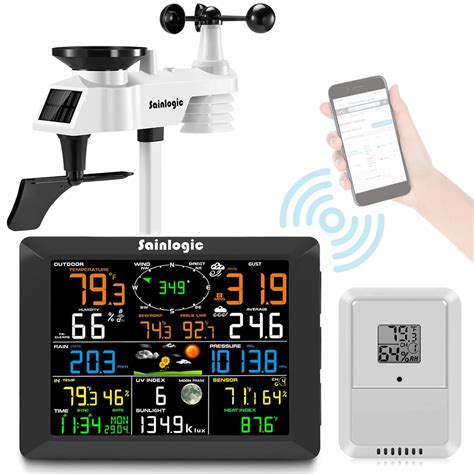 Sainlogic Professional WiFi Weather Station with Outdoor Sensor