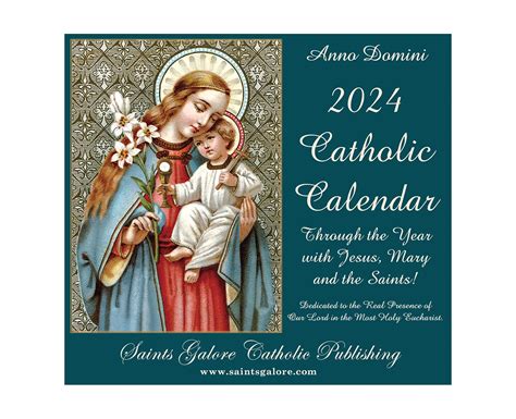 Saint Calendar Catholic