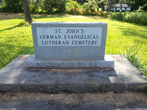 Saint John German Evangelical Lutheran Cemetery - Find a Grave