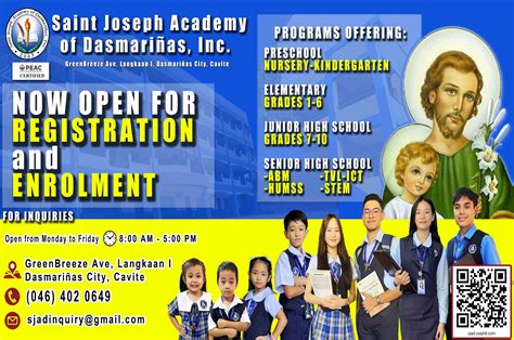 Saint Joseph Academy of Dasmariñas, Inc. Dasmariñas City