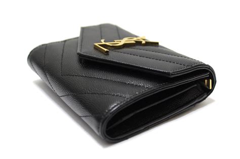 Saint Laurent YSL Small Grain de Poudre Tri-Fold Wallet