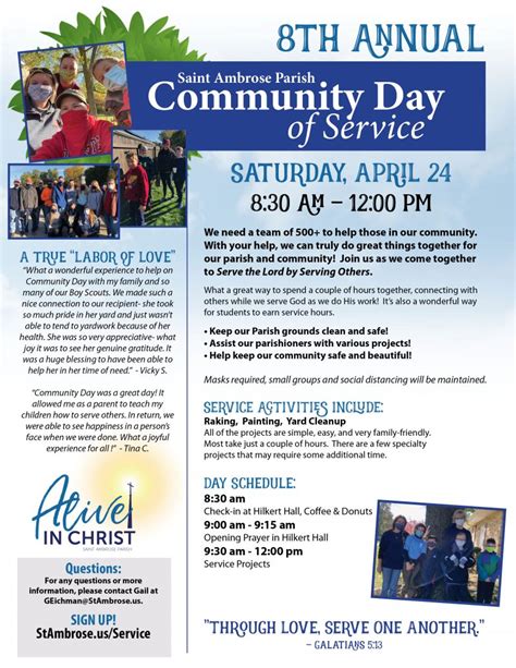Saint Rose hosting annual community service day