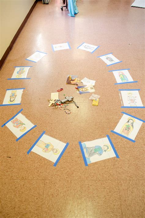 Saint Walk Activity for Kids - Crafty Catholic Moms