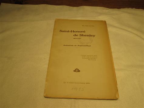 Saint honoré de shenley (beauce)   autrefois et aujourd'hui. - Manual de políticas y procedimientos de historias clínicas.