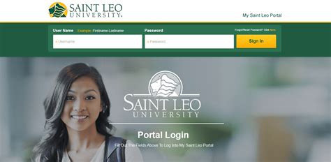 Saint leo portal. Sign In Sign in form - Enter your user name and password to sign in. 