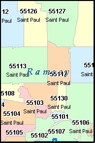 ZIP Code 55104 is located in the city of Saint Paul, Minnesota 