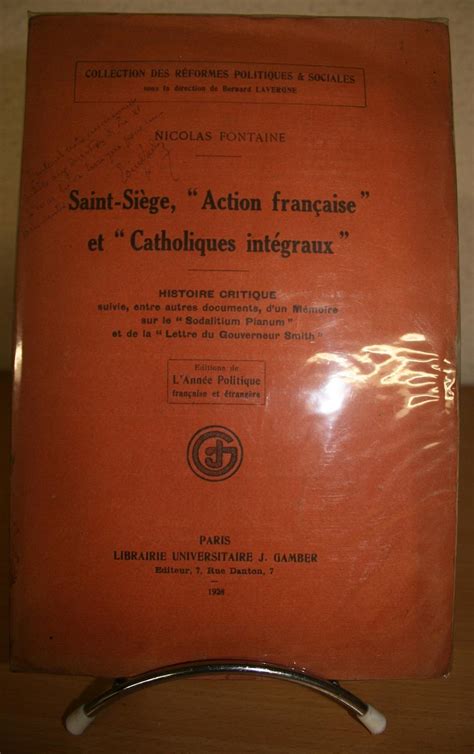 Saint siége, action française et catholiques intégraux. - Instructor s solutions manual for finite mathematics.