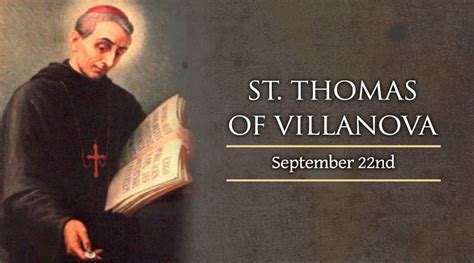 Saint thomas of villanova biography of donald