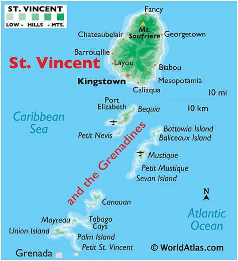 Saint vincent and the grenadines map. Map shows detailed features of St Vincent including settlements, roads and phyiscal features. ... Map shows the Parishes (Admin level 1) of Saint Vincent and the Grenadines. JPEG PDF Country overview. The map … 