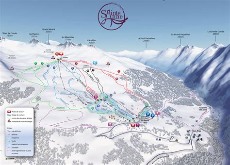 Sainte-Anne la Condamine ski Trail Map Trailforks