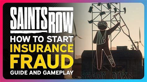 Saints Row How To Start Insurance Fraud