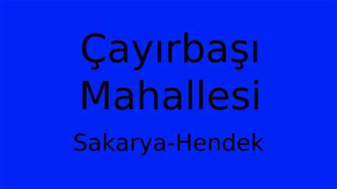 Sakarya Hendek Cayirbasi Mahallesi terapi halı yıkama