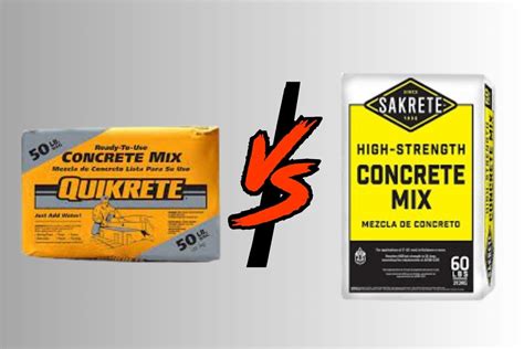 The concrete mix is a blend of cement, sand, and gravel, with quikrete featuring more cement, while sakrete has more fine particles and can set faster. It is important to …. 