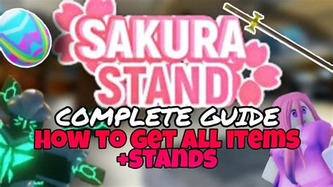 Sakura Stand is a revamped Roblox title based on the older version of Sakura Stand by Roblox developer Sakura Pro Max. Inspired by the popular anime and manga JoJO's Bizarre Adventure (among other anime), the gameplay uses the stands mechanic commonly found in Roblox games to blend the fighting and farming simulator genres.. 