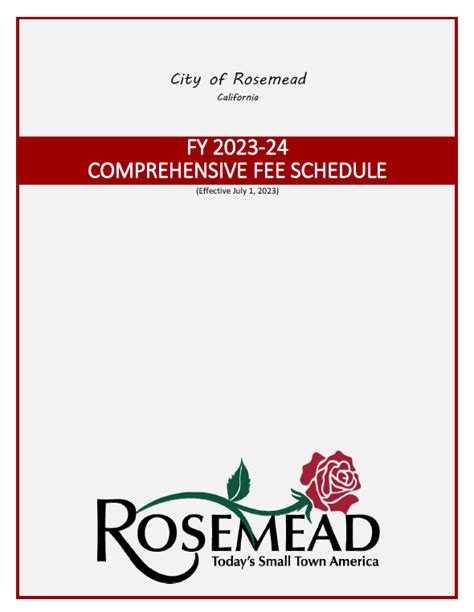 Salary Schedule - City of Rosemead, CA