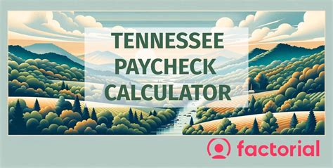 Salary paycheck calculator tennessee. The federal minimum wage is $7.25 per hour while Tennessee's state law sets the minimum wage rate at $7.25 per hour in 2024. Demands for a living wage that is fair to workers have resulted in numerous location-based changes to minimum wage levels. View future changes in the minimum wage in your location by visiting Minimum Wage … 