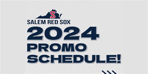 Salem Red Sox Reveal 2024 Promotional Schedule Red Sox - MiLB.com