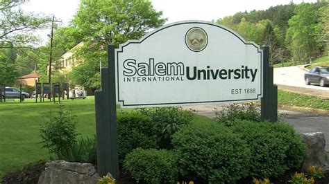 Salem international university. Salem is a for-profit university located in Salem, West Virginia. It is a small institution with an enrollment of 698 undergraduate students. The Salem acceptance rate is 100%. Popular majors include Business, Criminal Justice and Safety Studies, and Nursing. Graduating 31% of students, Salem alumni go on to earn a starting salary of $26,100. 