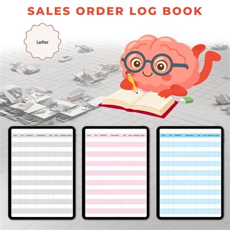 Sales Order Log Book
