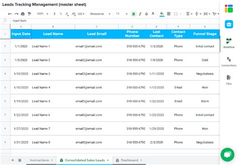 Sales lead tracker template in Google Sheets Blog Sheetgo