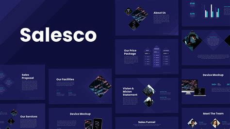 Sales presentation template for google slides cover slide SlideKit